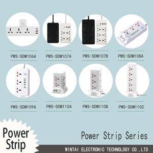 Wintai TECH รางปลั๊กไฟฟ้า3ช่อง, ปลั๊กไฟสากล6ส่วน USB - Product Image 4