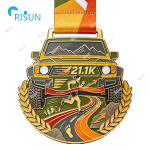 Medalla Personalizada <span class=keywords><strong>de</strong></span> Maratón Virtual 21K 21.1K con Diseño <span class=keywords><strong>de</strong></span> Calavera <span class=keywords><strong>de</strong></span> Robot para Corredores, Medallón Personalizado para Medalla <span class=keywords><strong>de</strong></span> Meta <span class=keywords><strong>de</strong></span> Carrera, Medalla Personalizada para Medio Maratón - Product Image 6