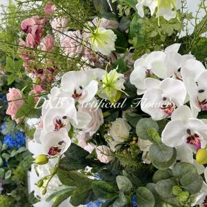 DKB fabricante de flores artificiales al por mayor arco de flores telón de fondo arco de flores para la decoración de la boda del hogar - Product Image 5