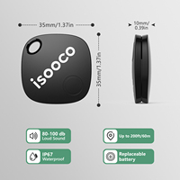 ISOOCO Prix de gros ISOOCO Meilleures évaluations Mini traceur GPS IP67 Traceur GPS pour chien Mini traceur GPS pour moto pour iOS