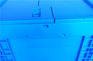 Storage Box Korea Style PP Foldable Storage Box Collapsible Moving Crate Plastic Storage Box &amp; <strong>Bins</strong> - Product Image 5