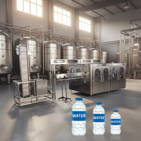 Usine de production régulière d'eau en bouteille pour la ligne de remplissage d'eau potable destinée aux entreprises