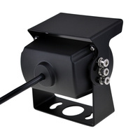 Caméra de recul robuste AHD 1080P avec 18 LED IR pour vision nocturne, étanche IP69K, avec pare-soleil