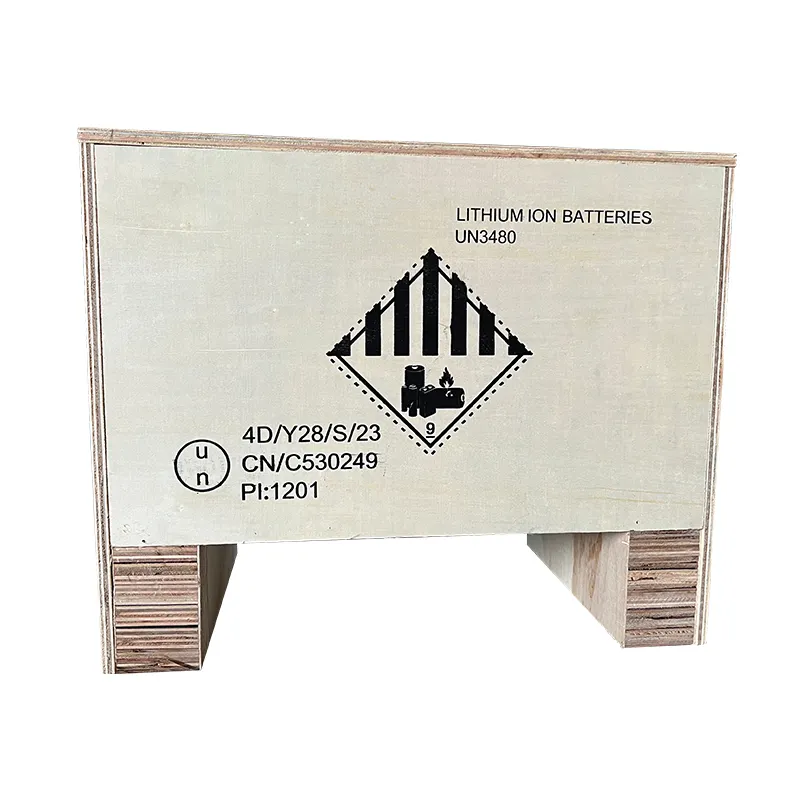 Chine Boîte d'emballage en bois de batterie d'exportation personnalisée Caisse de palette en bois contreplaqué sûre et fiable