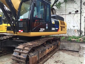Excavatrice Caterpillar 336D2 36T d'occasion robuste certifiée CE avec accessoires de pelle, de brise-roche et de tarière - Product Image 3
