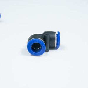 Chen Can Pneumatic Blue <b>Connector</b> Elbow Pv8 Pv10 Pv12 Pv14 <b>Quick</b> Connect L Shaped 90 Degree For Pneumatic Equipment - Product Image 1
