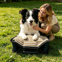 Pelatih Anjing Profesional Bantal Gigitan Jute Tahan Lama Mainan Kunyah Anjing Premium Peralatan Latihan Mengunyah untuk Semua Ras