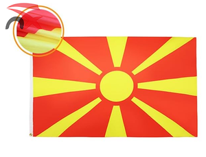 Banderas Nacionales Promocionales <span class=keywords><strong>de</strong></span> Poliéster 100% Impresas 150x90, <span class=keywords><strong>Bandera</strong></span> <span class=keywords><strong>de</strong></span> <span class=keywords><strong>Macedonia</strong></span> <span class=keywords><strong>del</strong></span> <span class=keywords><strong>Norte</strong></span> para Exteriores - Product Image 5