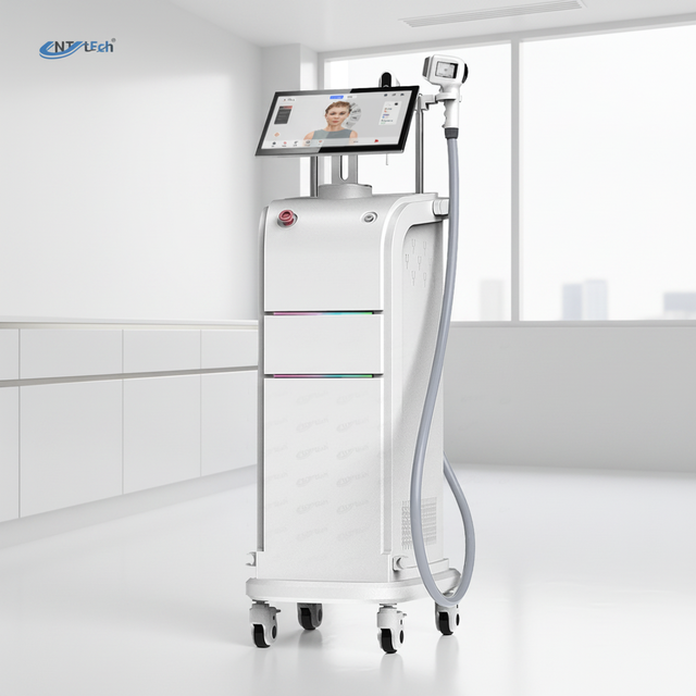 UNTlaser High Power 1200w Diode Laser 808 nm Ice Painless 4 Wavelength Diode Laser Hair Removal 2 Years Warranty Machine