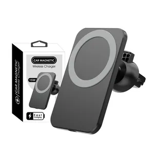 Telefono cellulare e accessori 15w Mag caricatore Wireless porta telefono per telefono veloce ricarica Wireless attacco di presa d'aria