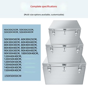 Özel Paslanmaz Çelik Alet Kutusu Ağır Hizmet Tipi Saklama Sandığı Su Geçirmez Metal Kasa Üreticisi Tedarikçisi - Product Image 6