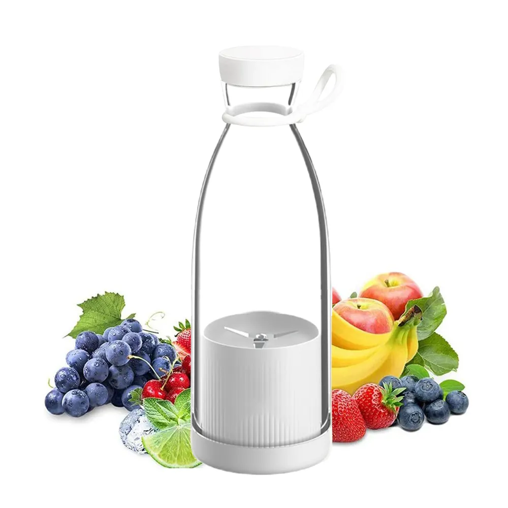 Portable Personal Size Blender for Juice, Shakes, and Smoothies, Mini Blender Travel Fresh Juicer Personal Blender