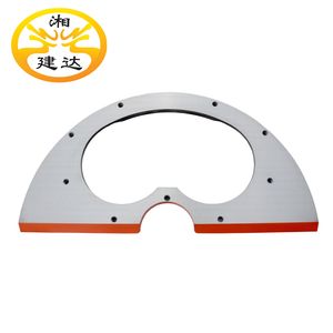 Plaque <span class=keywords><strong>de</strong></span> base pour <span class=keywords><strong>pompe</strong></span> à béton Schwing 10074769 en acier C45 pour insert anti-usure 8 pouces DN200/9 pouces DN230 - Product Image 1