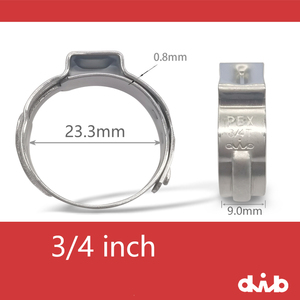 الأكثر مبيعاً تركيب السباكة من الفولاذ المقاوم للصدأ PEX معتمد من NSF بأشكال متنوعة - Product Image 2