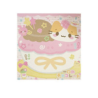 Carnet d'étudiant à feuilles mobiles, non-adhésif, détachable, motif chiot mignon, bloc-notes de messages de grande valeur
