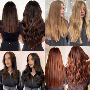 Extensions de cheveux Amygirl Factory personnalisées 100% naturelles Remy double trame pré-collées I-Tip style russe, trame double faite à la machine, permanent inclus - Product Image 4