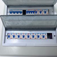 Boîte de distribution d'énergie domestique PZ30, équipement électrique, boîte de disjoncteur épaissie pour l'éclairage, installation encastrée