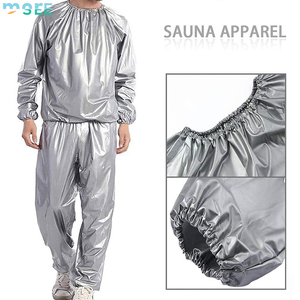 Tuta <span class=keywords><strong>Sauna</strong></span> SeeMore per Dimagrimento, Allenamento, Fitness, Anti-Strappo, Pantaloni <span class=keywords><strong>Sauna</strong></span> per Sudorazione - Product Image 4