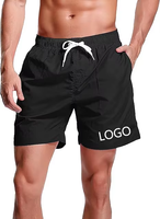 Shorts de bain décontractés pour hommes, rayés, écologiques, à séchage rapide, légers, 100% nylon, avec logo imprimé