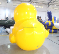 Canard géant gonflable en caoutchouc, canard gonflable flottant pour piscine, lac, événements, publicité, affichage