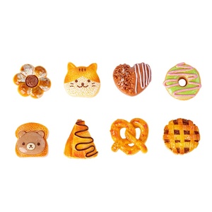 Phim Hoạt Hình 3D Nhựa Đồ Trang Trí DIY Kawaii Nghệ Thuật Điện Thoại Di Động Trường Hợp & Giày Trở Lại Nhân Tạo Bánh Mì Đồ Chơi Thực Phẩm Với Kem Keo Phụ Kiện - Product Image 1