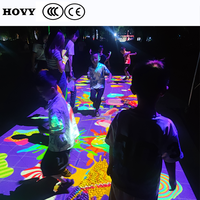 Vente flash - Projecteur LCD d'extérieur HOVY de fabrication originale avec connectivité /3.5mm/USB, design portable pour jeux et cinéma à domicile