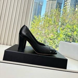 Tacones Altos de Plataforma con Punta Plana de Media Luna, Estilo Clásico, con Cierre, de Alta Calidad, Línea Nueva de Lujo para Primavera/Verano - Product Image 5