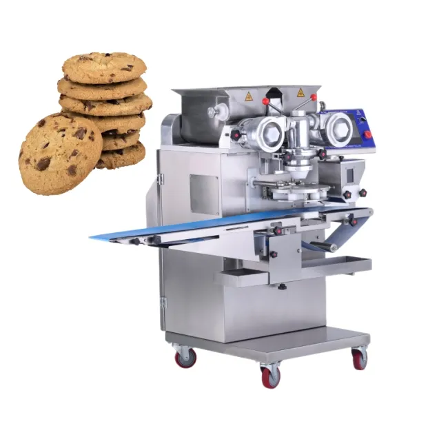 Ce Certificaat Chocoladekoekjes Koekjes Koekjes Korsten En Vormen Machine Sandwich Koekjes Maken Machine