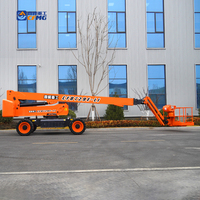 Plateforme élévatrice télescopique électrique à bras droit CFMG 29m, nacelle élévatrice automotrice pour travaux en hauteur, certifiée CE ISO