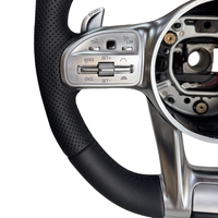 Volant sport en cuir pour Mercedes-Benz W222 W221 W205 C217 G63 E63 CLA45 C117 X117 AMG Remplacement personnalisé