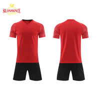 Ensemble d'uniformes de football Haisay à séchage rapide et respirant pour uniformes d'équipe sur mesure, maillot de football à manches courtes