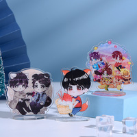 Périphérique acrylique standee personnages personnalisés ornements humanoïdes standee campagne publicitaire petits cadeaux