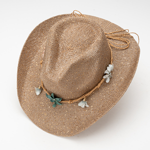 Chapeau de <span class=keywords><strong>cowboy</strong></span> pliable décontracté pour <span class=keywords><strong>femme</strong></span>, printemps et automne, à large bord, tendance, pour la plage et les voyages, avec accessoires. - Product Image 5