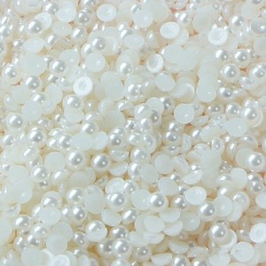 ZPEXRV Rollo De 82 Pies De Perlas De Imitación Para Manualidades, Rollo De Perlas De 6 Mm Para Centro De Mesa De Boda, árbol De Navidad Y Decoración De Flores DIY