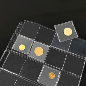 Newway 2000 <span class=keywords><strong>pochettes</strong></span> de protection pour pièces de monnaie en PET 2x2 2,5x2,5 pouces, <span class=keywords><strong>pochettes</strong></span> doubles pour collection de pièces, supports en Mylar pour pièces de monnaie - Product Image 5