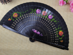 Wholesale Spanish Solid Color Wooden <b>Hand</b> <b>Fan</b> for Eventsspanish Wooden <b>Hand</b> <b>Fan</b> - Product Image 5