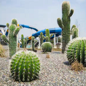 Factory Produce Different Size <strong>Large</strong> Cactus Globose Garden Landscape Cactus Decorations Indoor Outdoor <strong>Artifical</strong> Cactus <strong>Plant</strong> - Product Image 2