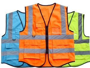 Moto sport route travail avertissement de sécurité en cours d'exécution garde de sécurité rouge réfléchissant sangle réflexe gilet ceinture fournitures pour hommes travailleur - Product Image 5