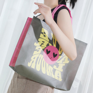 Xinsen Non Woven Bag Spunbond Fabric Customizable Logo General Packaging Shopping Gift - Product Image 3