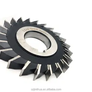 Horizontal TCT Staggered-Tooth Three-Tace Milling Cutter For Machined Parts