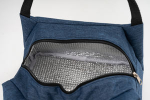 इन्सुलेट लंच टोटे बैग पुनः प्रयोज्य पोर्टेबल हैंडहेल्ड थर्मल लंच बैग दैनिक उपयोग के लिए कूलर उच्च गुणवत्ता वाले प्रचार लंच बैग - Product Image 4