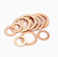 Direct Sales OEM Custom Size Copper Flat Sealing Washer Industry Use M3-M72 Rubber Metal Washers