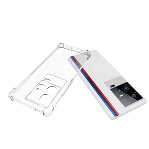 Pour Vivo <span class=keywords><strong>IQOO</strong></span> 11 Pro 10 5 5G coin antichoc couverture arrière en Tpu souple transparent - Product Image 5