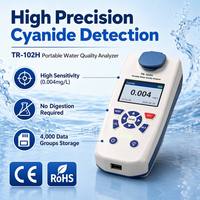 Analyseur portable de la qualité de l'eau au cyanure TR-102H, testeur de cyanure pour l'analyse des eaux usées, des eaux de vidange et des eaux industrielles, surveillance d'urgence