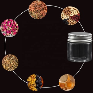 Food Grade 20g 30g 50g 100g 150g 200g PET plastic pot avec bouchon en <span class=keywords><strong>aluminium</strong></span> pour thé noix café sel - Product Image 5