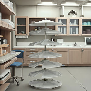 Étagère rotative moderne de <span class=keywords><strong>pharmacie</strong></span> en acier froid avec séparateurs pour usage hospitalier - Product Image 5
