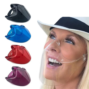 Hot Selling Fashion Candy Color Faceshield Zonnebril Half Frame Gezichtsschermbril Voor Mannen Dames - Product Image 3