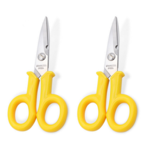 Ciseaux d'électricien multifonctionnels en acier inoxydable pour couper les câbles, dénuder les fils et couper les rubans isolants - Product Image 1