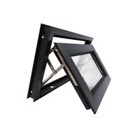 Cadre en aluminium moderne de qualité parfaite, conception de fenêtre d'auvent, Double rideau de maison, baie Patio jardin fenêtre à battants français