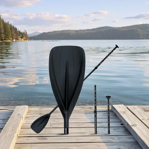 Pagaie de <span class=keywords><strong>SUP</strong></span> gonflable GUETIO légère et réglable en fibre de carbone pour les eaux offshore - Product Image 1